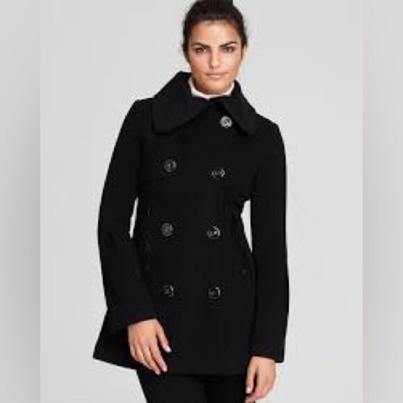 BLOOMINGDALE 12 Black Waist Length Jacket Coat - Picture 13 of 15